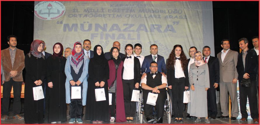 MÜNAZARA YARIŞMASI FİNALİ YAPILDI