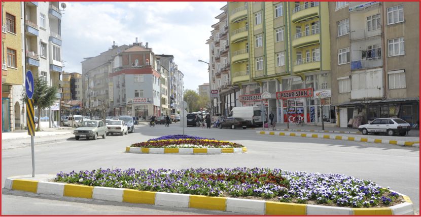 CADDE VE PARKLAR ÇİÇEK AÇTI