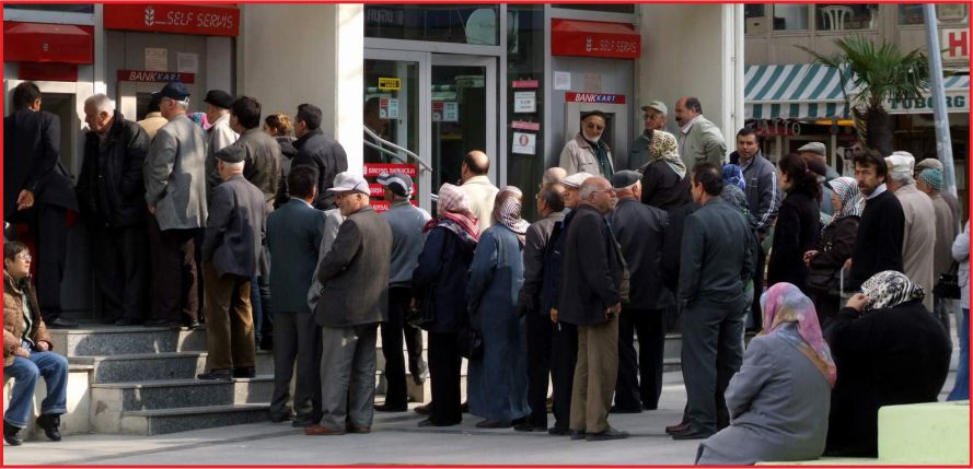 EMEKLİYE 355 LİRA ZAM