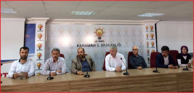 AK PARTİ İLÇELERDE TEMAYÜL YAPTI