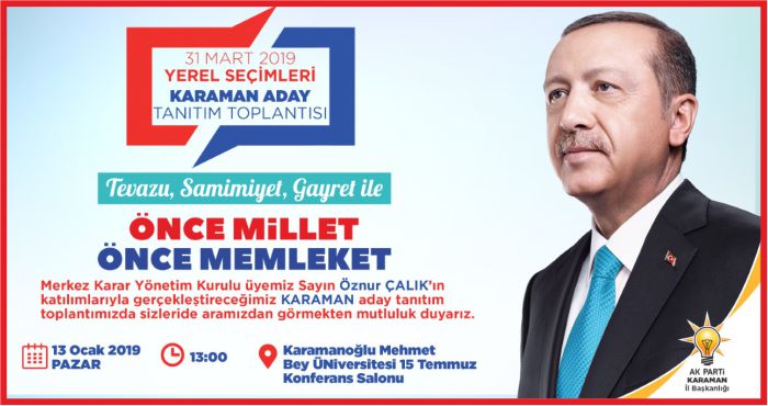 AK PARTİ’DE HEYECAN DİNİYOR