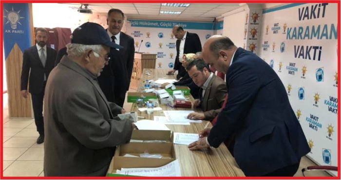 AK PARTİ’DE TEMAYÜL YOKLAMASI YAPILDI
