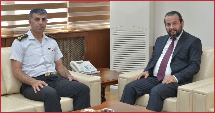 ALAY KOMUTANINDAN REKTÖR AKGÜL’E İADE-İ ZİYARET