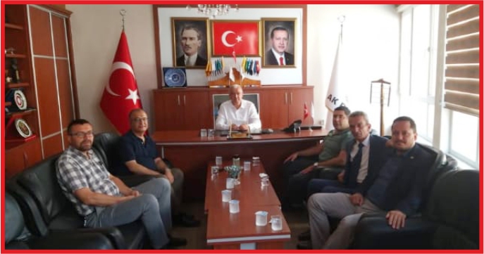 ALİ GÜLER'DEN ABİDİN ÇAĞLAYAN'A HAYIRLI OLSUN ZİYARETİ