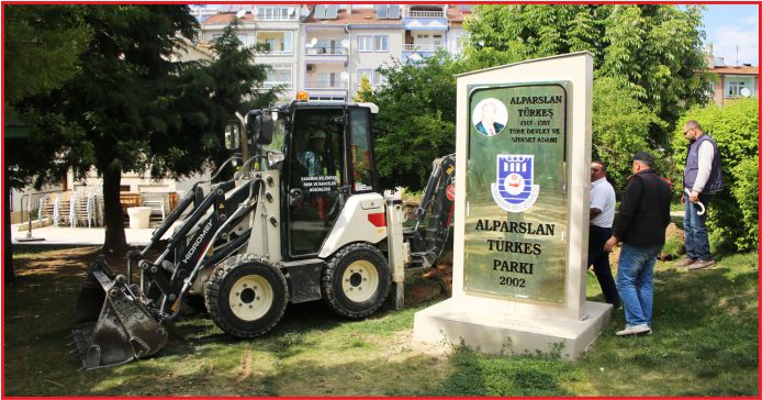 ALPARSLAN TÜRKEŞ PARKI YENİLENİYOR