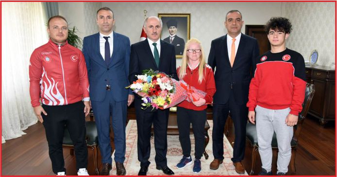 AMATÖR SPOR HAFTASI NEDENİYLE VALİ MERAL’E ZİYARET