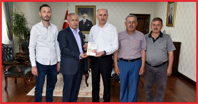 AMBAR KÖYÜNDEN VALİ MERAL’E ZİYARET