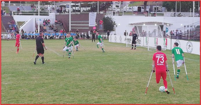 AMPUTE MİLLİ TAKIMI, ÇEYREK FİNALDE