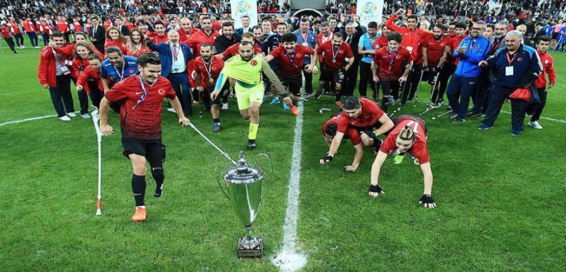 AMPUTE MİLLİ TAKIMI’NA MİLYONLUK ÖDÜL