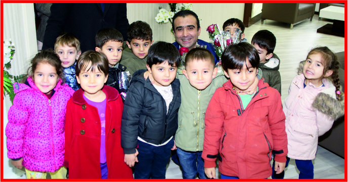 ANAOKULU ÖĞRENCİLERİNDEN BAŞKAN KALAYCI’YA ZİYARET