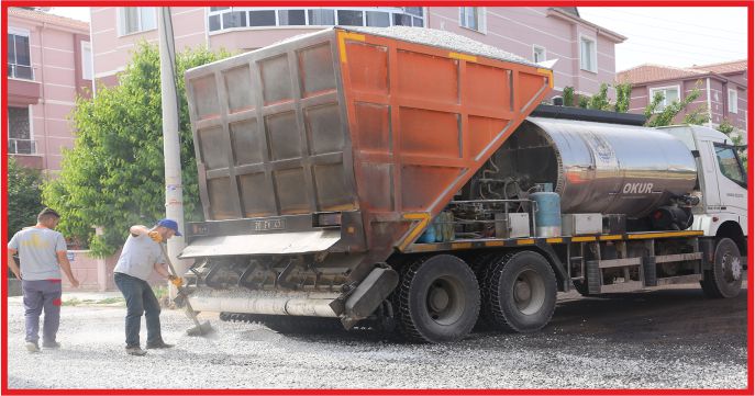 ASFALT ÇALIŞMALARI DEVAM EDİYOR