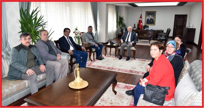 AYRANCI  DAYANIŞMA DERNEĞİNDEN VALİ MERAL’E ZİYARET