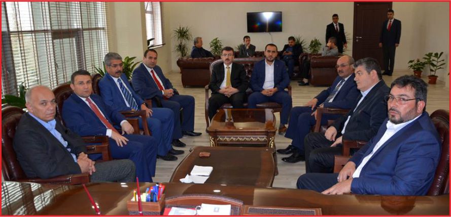 BAŞKAN ÇALIŞKAN VE EKİBİ VİRANŞEHİR’DE