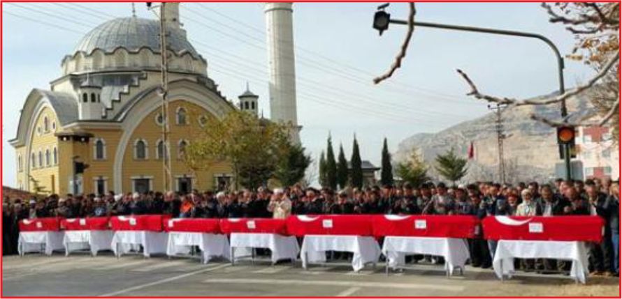ŞEHİTLERİMİZİ UĞURLADIK !