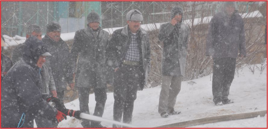 SAIRVELİLERDE KAR ALTINDA TATBİKAT