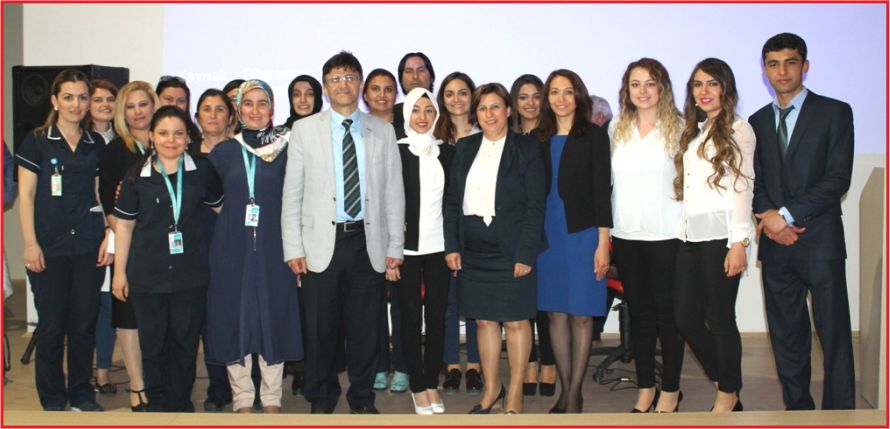 HEMŞİRELER  ÖDÜLLENDİRİLDİ