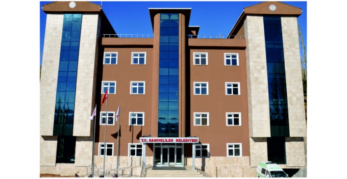 SARIVELİLER BELEDİYESİ YENİ HİZMET BİNASINDA