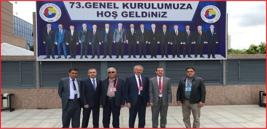 KARAMAN TİCARET BORSASI TOBB 73.GENEL KURULUNA KATILDI