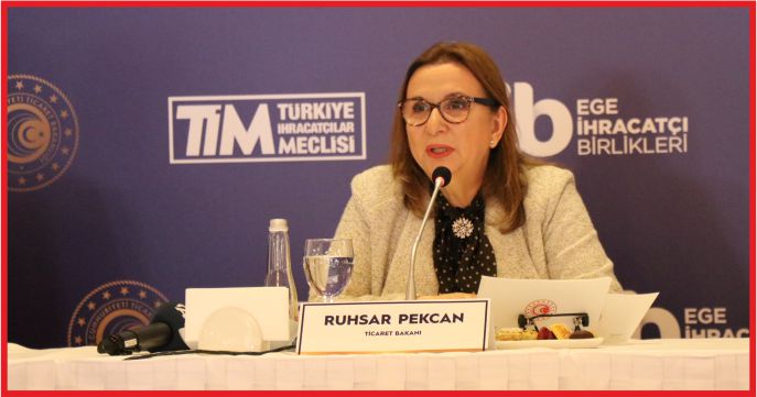 BAKAN PEKCAN’DAN GIDA İHRACATÇILARINA AÇIK ÇEK