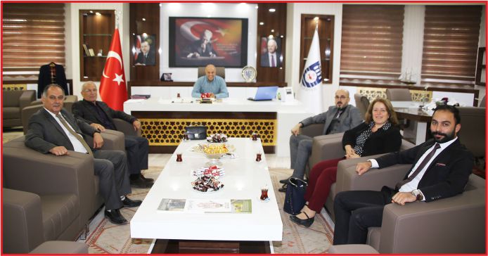 BARO BAŞKANI YILMAZ’DAN BAŞKAN ÇALIŞKAN’A ZİYARET