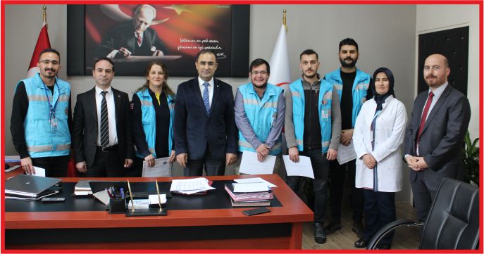 BAŞARILI SAĞLIK PERSONELLERİNE “BAŞARI BELGESİ” VERİLDİ