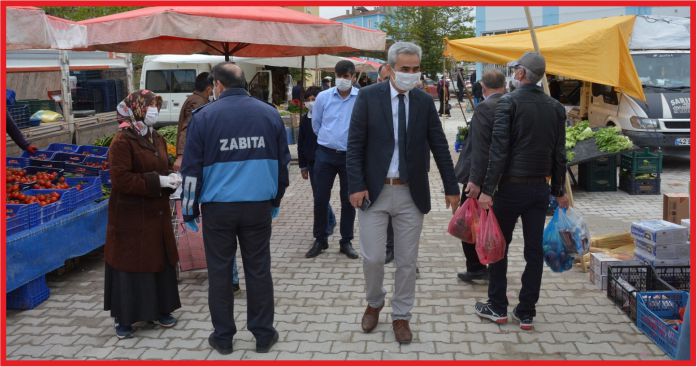 BAŞKAN BÜYÜKKARCI PAZAR YERİNİ İNCELEDİ