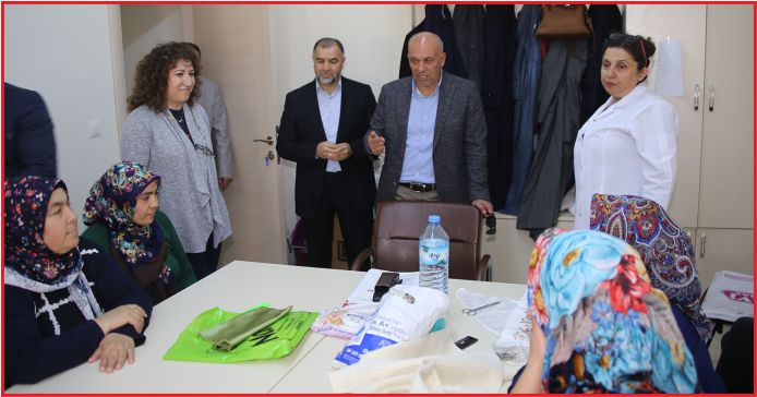 BAŞKAN ÇALIŞKAN OSMANGAZİ HANIMLAR LOKALİ’Nİ ZİYARET ETTİ