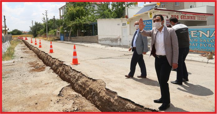 BAŞKAN KALAYCI ÇALIŞMALARINI YERİNDE İNCELEDİ