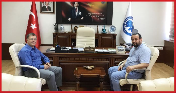 BAŞSAVCI  TURAN’DAN REKTÖR AKGÜL’E VEDA ZİYARETİ