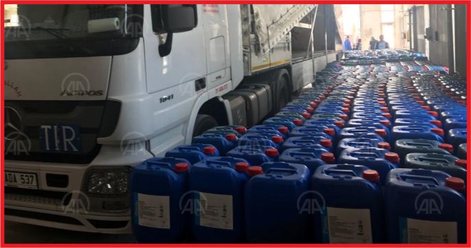 BELEDİYE DEZENFEKTE EDİYOR