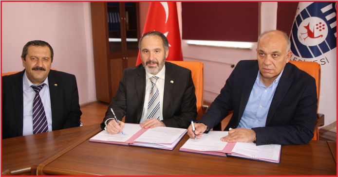 BELEDİYE’DE  "SOSYAL DENGE SÖZLEŞMESİ" YENİLENDİ