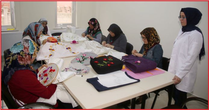 BELEDİYE’DEN HANIMLARA BİR HİZMET DAHA