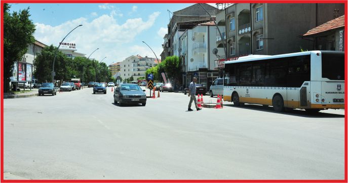 BELEDİYEDEN TRAFİĞİ RAHATLATACAK ÇALIŞMALAR