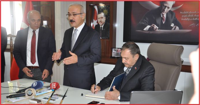 BELEDİYE’Yİ ZİYARET ETTİLER