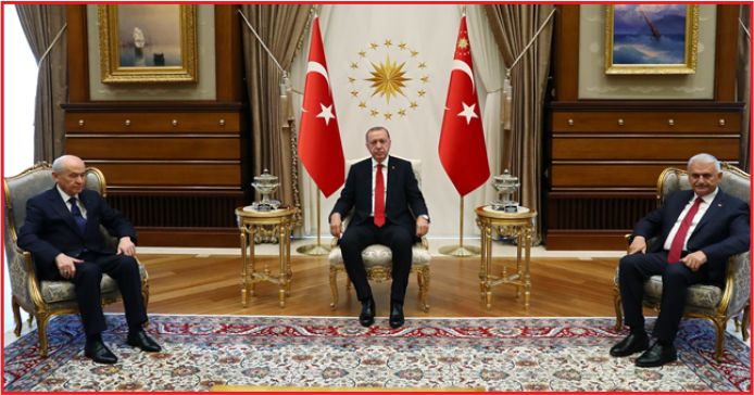 BEŞTEPE'DE 'CUMHUR İTTİFAKI' ZİRVESİ