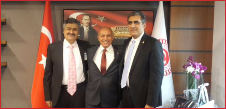 BAŞKANLARDAN BAŞKAN’A ZİYARET