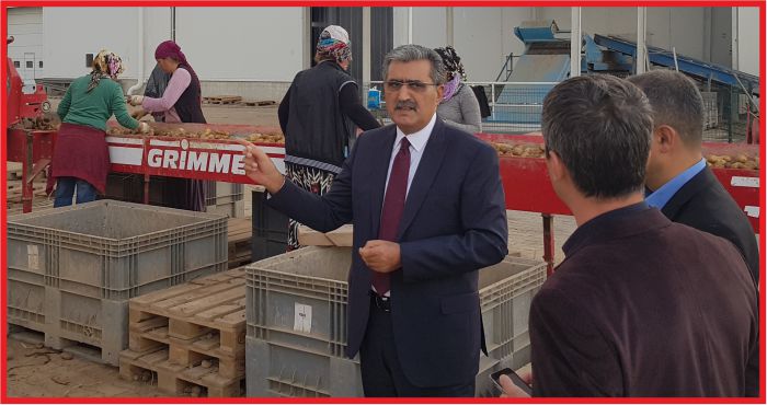 “BİR TESİS YAPTIK PATATES ÜRETİMİNİ 3’E KATLADIK”