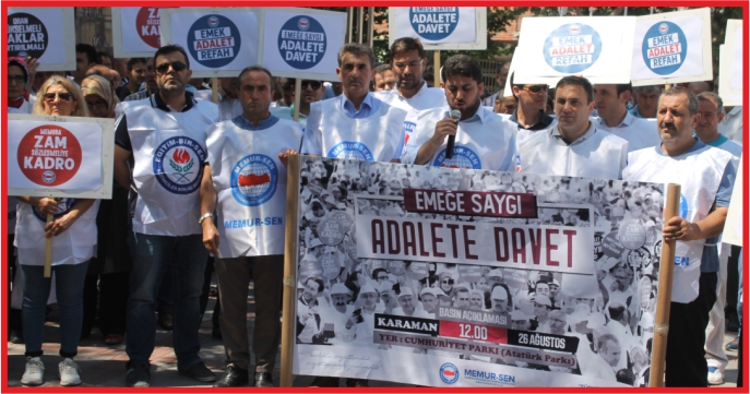 “BİZ BU ÜLKENİN ALIN TERİYİZ”