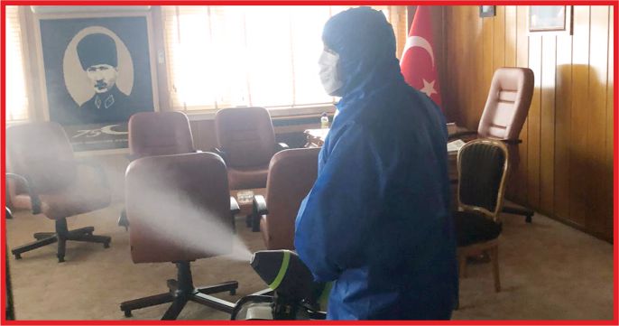 BORSADA DEZENFEKTE ÇALIŞMALARI