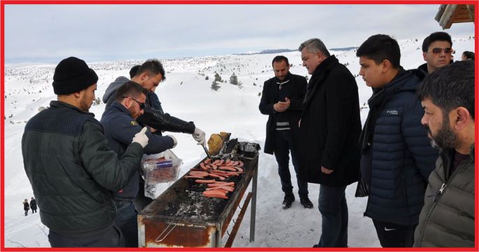 BOZDAĞ KAYAK MERKEZİNDE RENKLİ GÖRÜNTÜLER