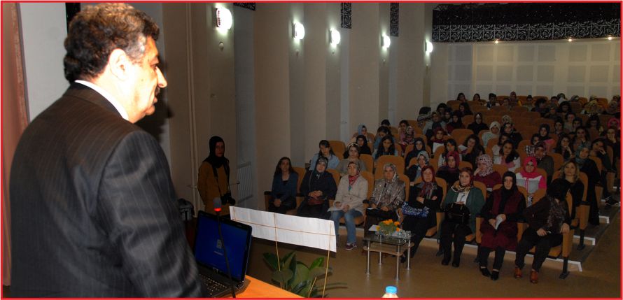 AİLE SORUNLARI KONFERANSINA  BÜYÜK İLGİ