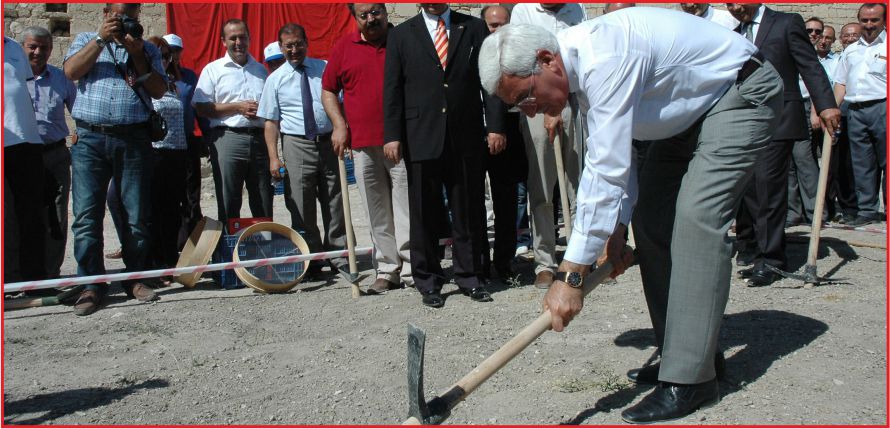 KALE’YE İLK KAZMA VURULDU