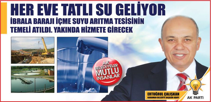 “HER EVDEN TATLI SU AKACAK”