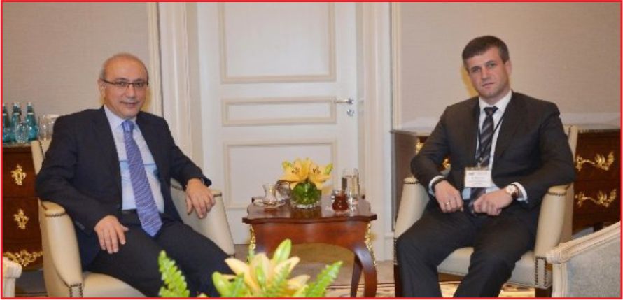 ELVAN TRACECA BAKANLARIYLA GÖRÜŞTÜ