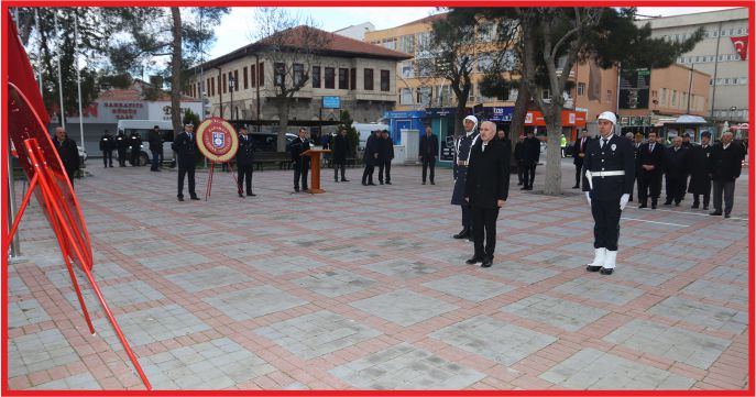 ÇANAKKALE ZAFERİ ÇELENK SUNMA TÖRENİ İLE KUTLANDI