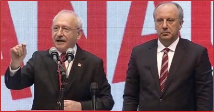 CHP’NİN CUMHURBAŞKANI ADAYI MUHARREM İNCE OLDU