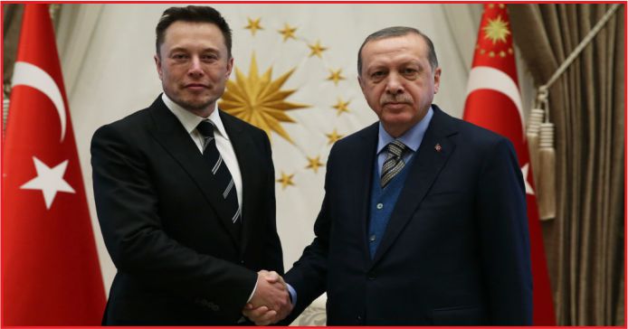 CUMHURBAŞKANI ERDOĞAN ELON MUSK’I KABUL ETTİ