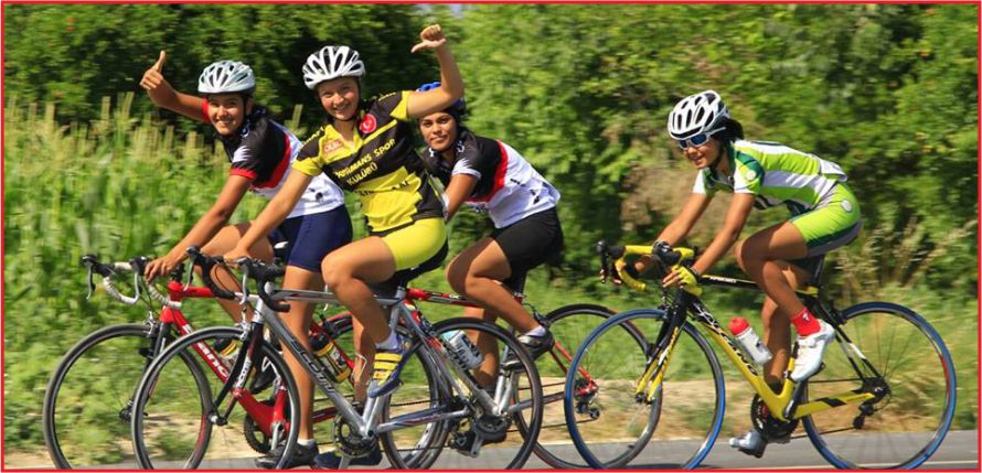 BİSİKLETTE KARAMAN İMZASI !