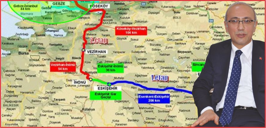 PENDİK-ANKARA ARASI 82 DAKİKA OLACAK