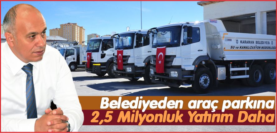 BELEDİYEDEN ARAÇ PARKINA 2,5 MİLYONLUK YATIRIM
